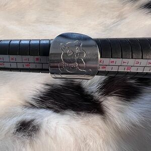 Silver Bear Design Spoon Ring